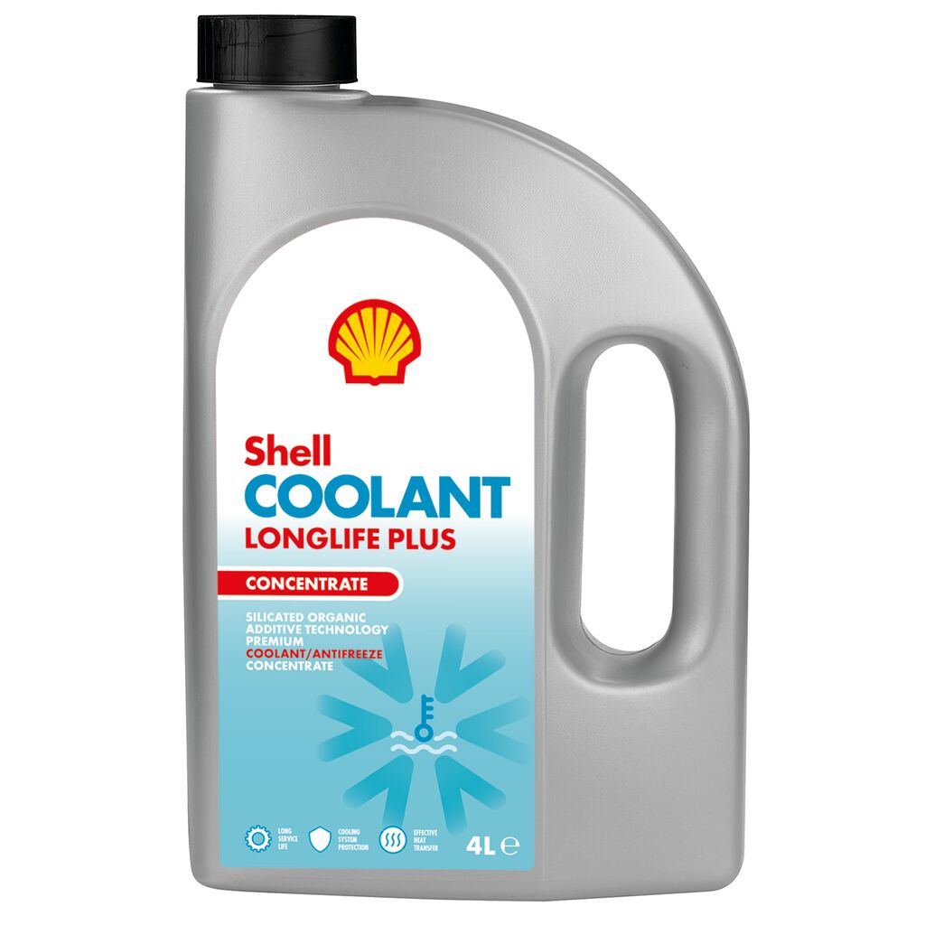 Shell Coolant 4L pack shots for Europe