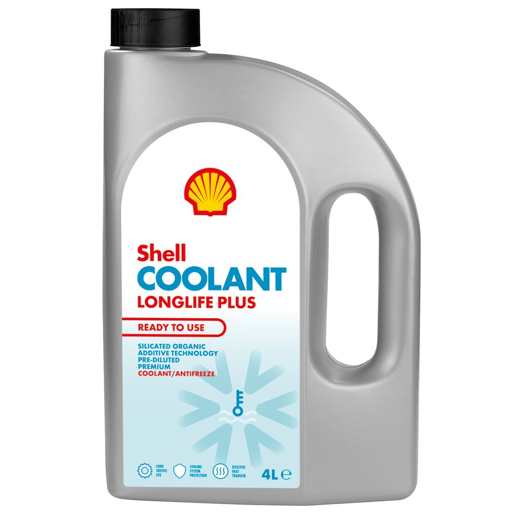 Shell Coolant 4L pack shots for Europe